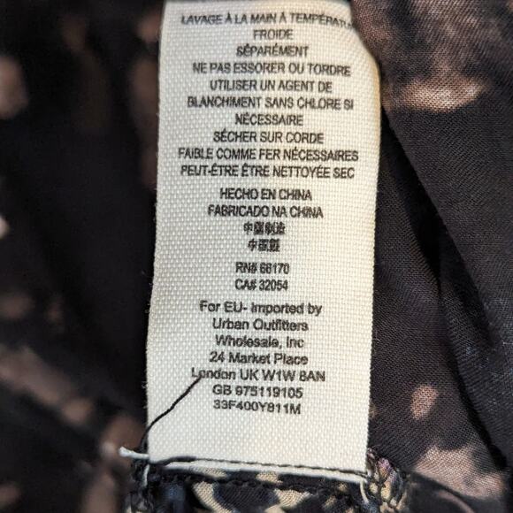 Free People Wild Divine Boho Maxi Dress Black Purple Brown Size XS - Picture 7 of 16